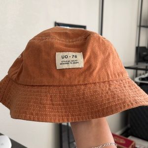 rust brown bucket hat